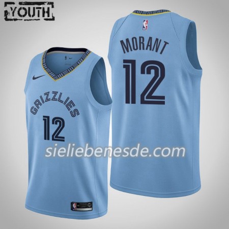 Kinder NBA Memphis Grizzlies Trikot Ja Morant 12 Nike 2019-2020 Statement Edition Swingman